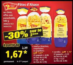 Norma Pâtes d'alsace offre