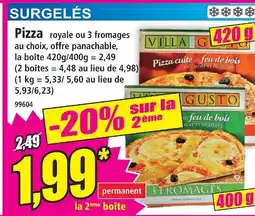 Norma Villa gusto pizza offre