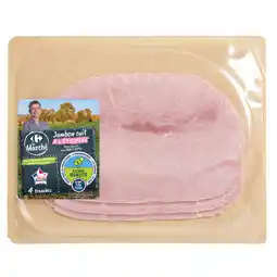 Carrefour Market Filière qualité carrefour jambon cuit supérieur découenné dégraissé à l'étouffée offre