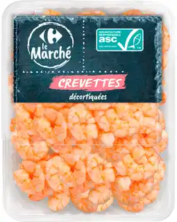 Carrefour Market Carrefour le marche queues de crevettes natures décortiquées asc carrefour le marché offre