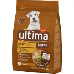 Carrefour Market Ultima affinity croquettes pour petit mini chien 10kg offre