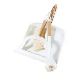 Carrefour Carrefour home set de nettoyage en bambou offre