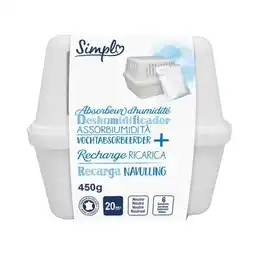 Carrefour Simpl absorbeur 20m² + 1 recharge sachet 450g offre