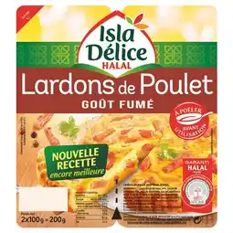 Carrefour Market Isla délice lardons de poulet halal offre
