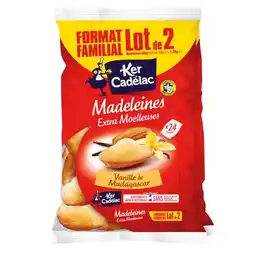 Carrefour Ker cadélac madeleines extra moelleuses format familial offre