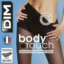 Carrefour Dim collant body touch transparent offre