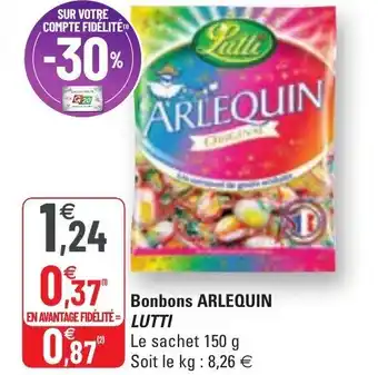 G20 Bonbons arlequin lutti offre