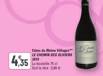 G20 Côtes du Rhône villages offre