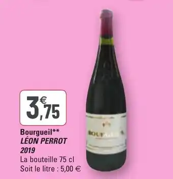 G20 Bourgueil Léon perrot 2019 offre