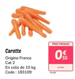Promocash Promo - carotte offre