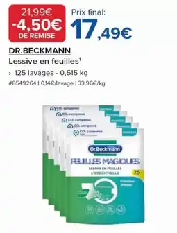 Costco Lessive en feuilles offre