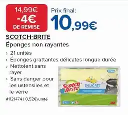 Costco Scotch - éponges non rayontes offre