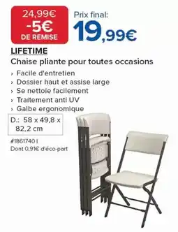 Costco Facile - chaise pliante pour toutes occasions offre