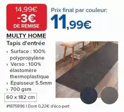 Costco Tapis d'entree offre