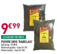 RAGT Jardin & Maison Poivre gris offre