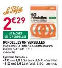 RAGT Jardin & Maison Le parfait - rondelles universelles offre