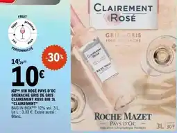 Monoprix Lactel - lait demi-écrémé offre
