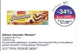 Monoprix Pocket - gâteau chocolat offre