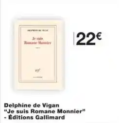 Monoprix Gallimard - éditions offre