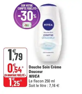 G20 Douche soin crème douceur offre