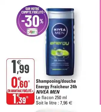 G20 Shampooing/douche energy fraîcheur offre