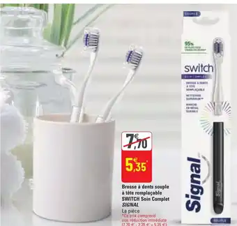 G20 Brosse a dents souple a Tête Remplaçables offre