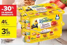 Carrefour Market Yaourts pâtissiers la laitière offre
