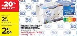 Carrefour Market Yaourts à la grecque carrefour extra offre