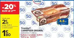 Carrefour Market Tiramisu carrefour original offre