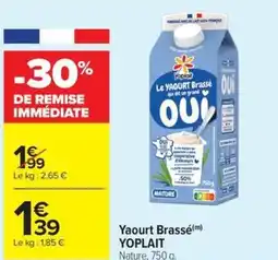 Carrefour Market Yaourt brassé yoplait offre