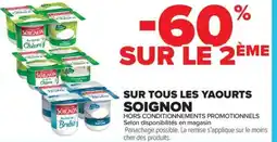 Carrefour Market SUR TOUS LES YAOURTS SOIGNON offre