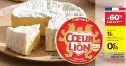 Carrefour Market Camembert cœur de lion offre