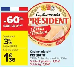 Carrefour Market Coulommiers president offre