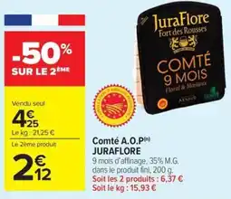 Carrefour Market Comté a.o.p juraflore offre