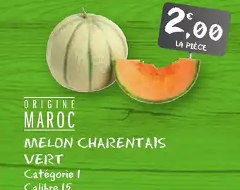 Melon charentais vert