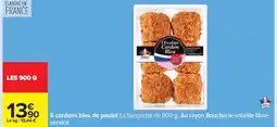 Carrefour 6 cordons bleu de poulet offre