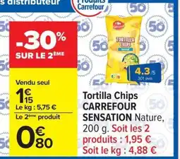 Carrefour CARREFOUR SENSATION Tortilla Chips offre