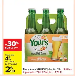Carrefour YOURS Bière offre
