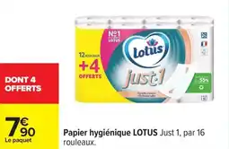 Carrefour LOTUS Papier hygiénique offre