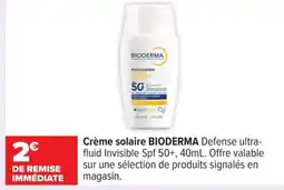 Carrefour BIODERMA Crème solaire offre