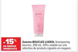 Carrefour BOUCLES LUXEOL Gamme offre