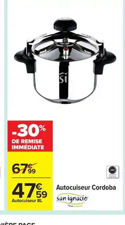 Carrefour Autocuiseur Cordoba offre