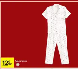 Carrefour TEX Pyjama femme offre