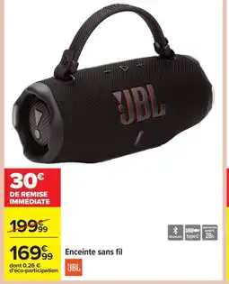 Carrefour JBL Enceinte sans fil offre