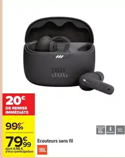 Carrefour JBL Ecouteurs sans fil offre