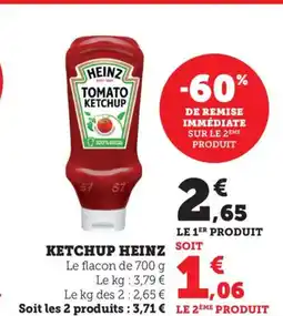 Bi1 HEINZ Ketchup offre