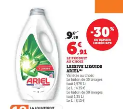 Bi1 ARIEL Lessive liquide offre
