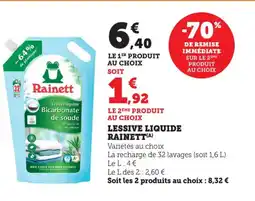 Bi1 RAINETT Lessive liquide offre