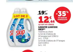 Bi1 SKIP Lessive liquide offre