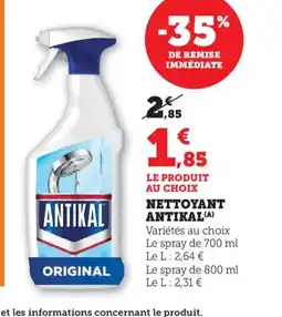 Bi1 ANTIKAL Nettoyant offre